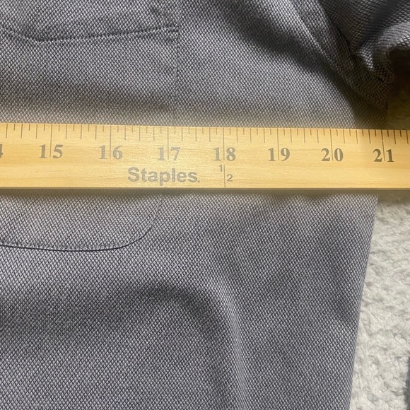 Cambridge Classic Men's Shirt Sz.15.5 32/33 Gray Button Down Long Sleeve - Picture 6 of 7